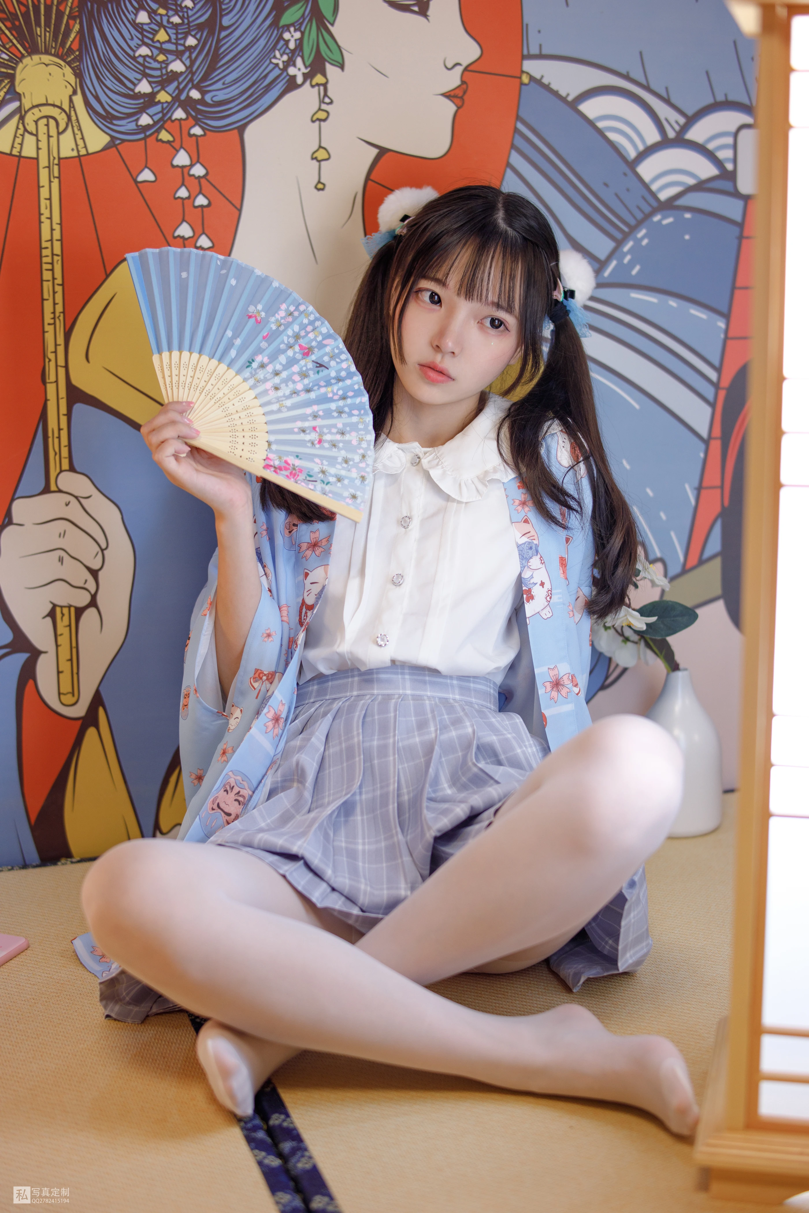 森萝财团 JKFUN-027 花里胡哨的民宿 5D白丝 默陌 [65P 1V]插图1